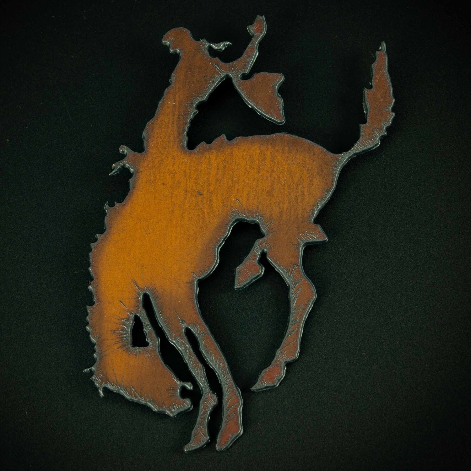 Pendleton Round-Up Metal Bucking Horse Magnet