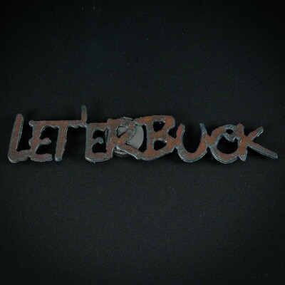 Pendleton Round-Up Metal Let 'er Buck Magnet