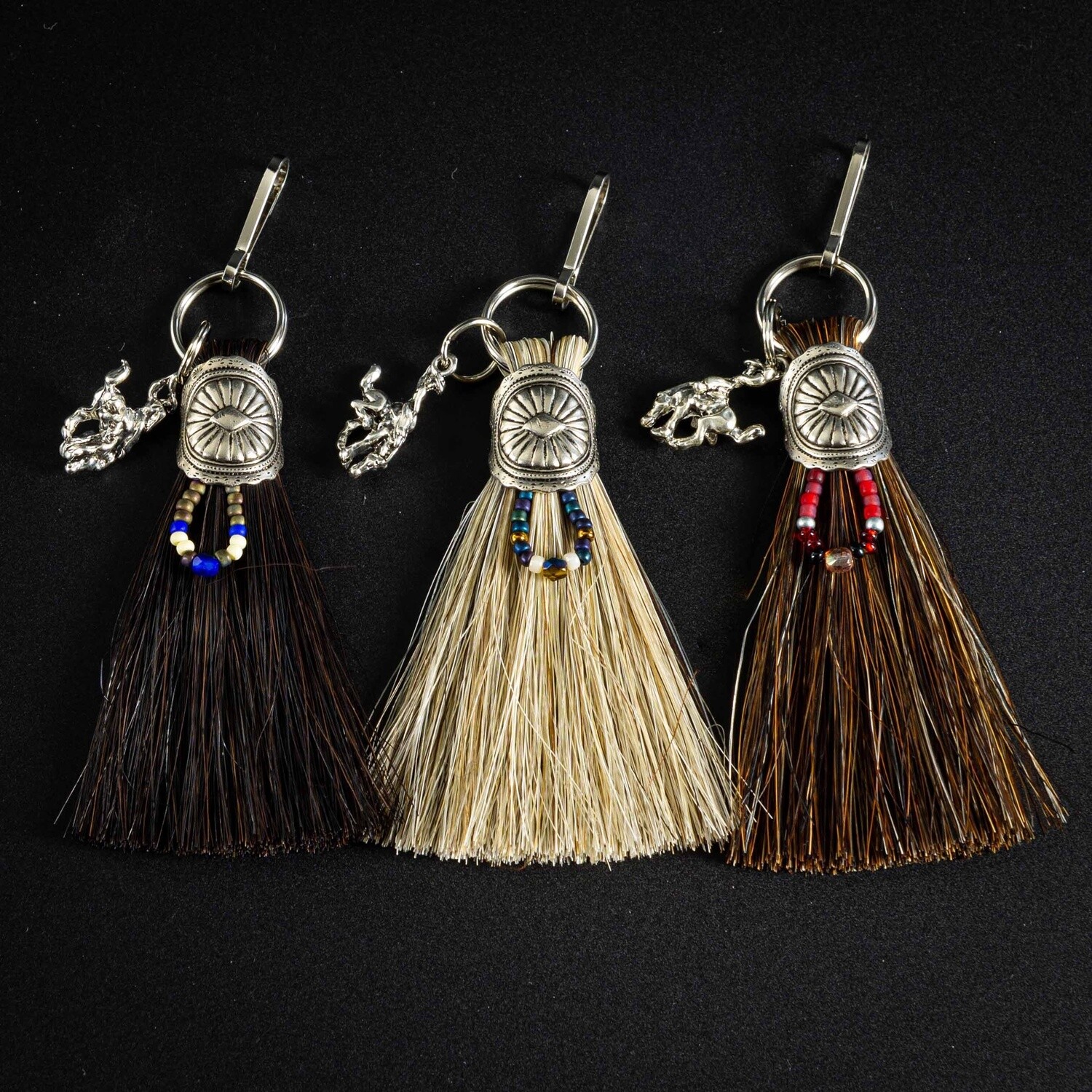 Pendleton Round-Up Horse Hair Zipper Pull