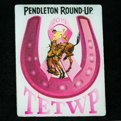 Pendleton Round-Up 2019 Tough Enough To Wear Pink Lapel Pin