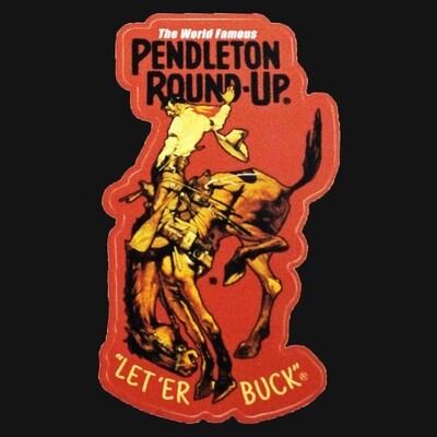 Pendleton Round-Up Sticker - Large