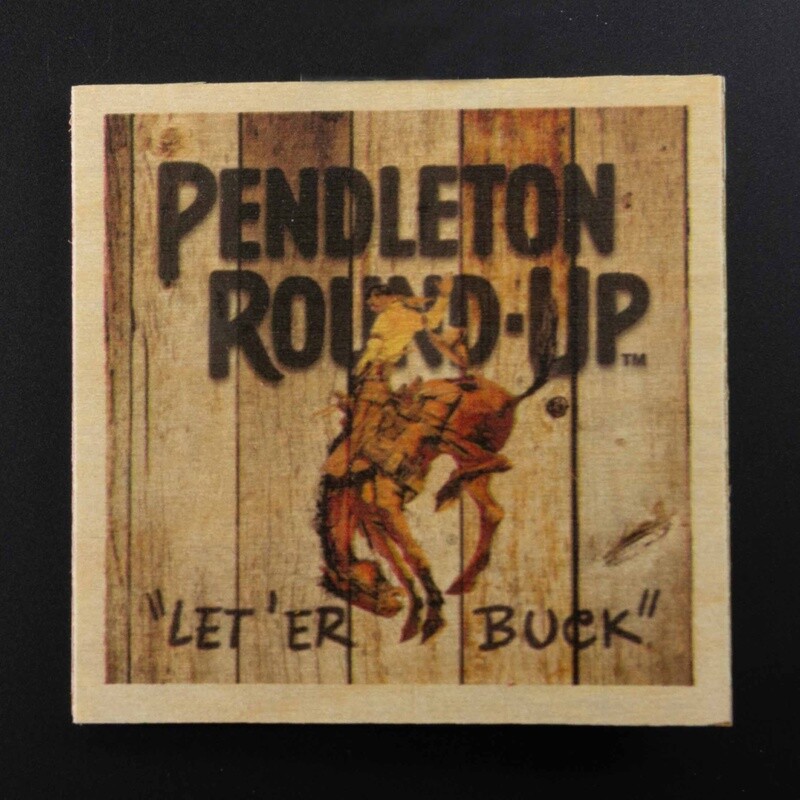 Pendleton Round-Up Wood Magnet