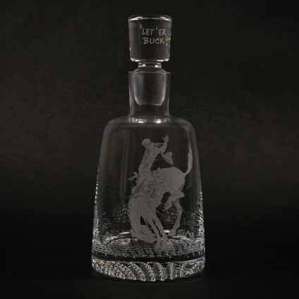 Pendleton Round-Up Crystal Decanter