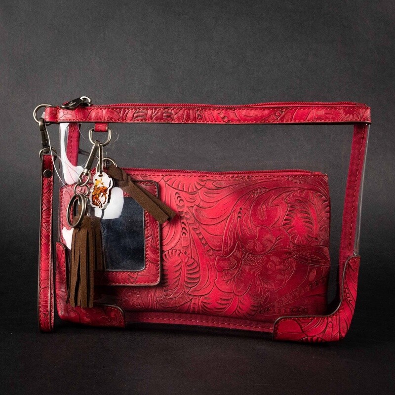 Pendleton Round-Up Red Justin Bag Set