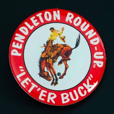 Pendleton Round-Up Domed Sticker