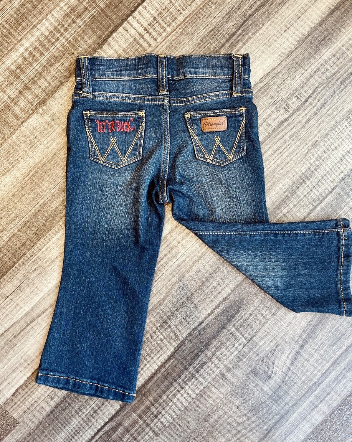 Toddler Wrangler Pendleton Round-Up Jeans, size: 2T