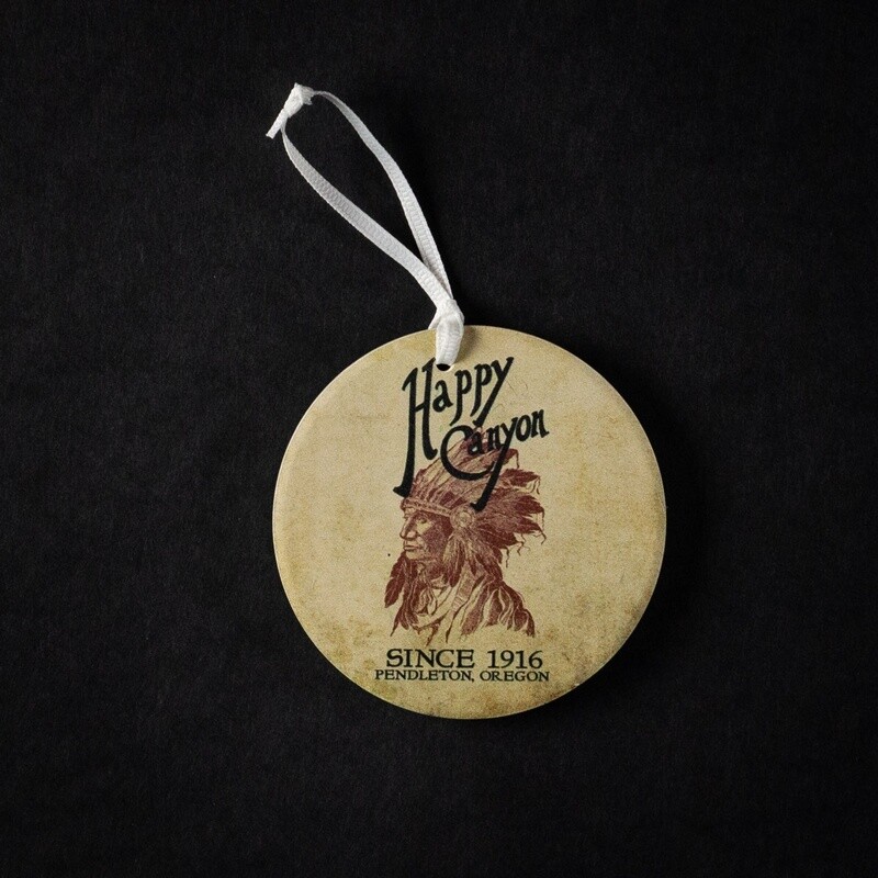 Happy Canyon Ceramic Ornament