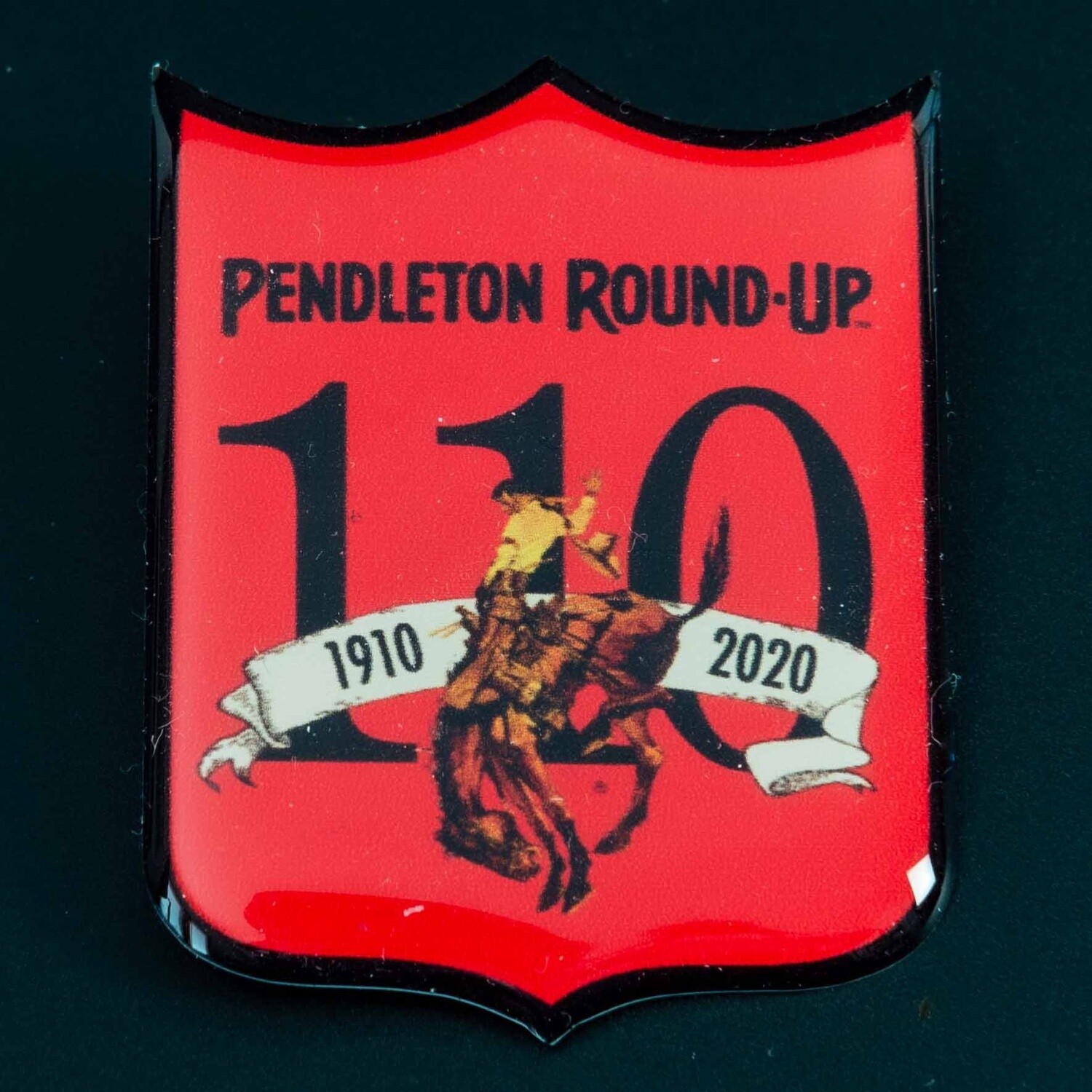 Pendleton Round-Up 110th Anniversary Domed Sticker