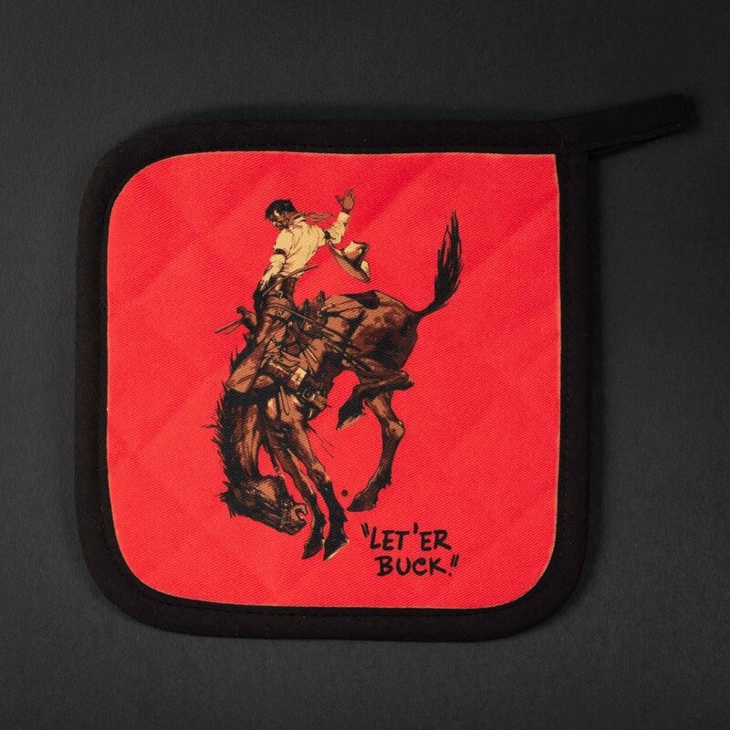 Pendleton Round-Up Red Pot Holder