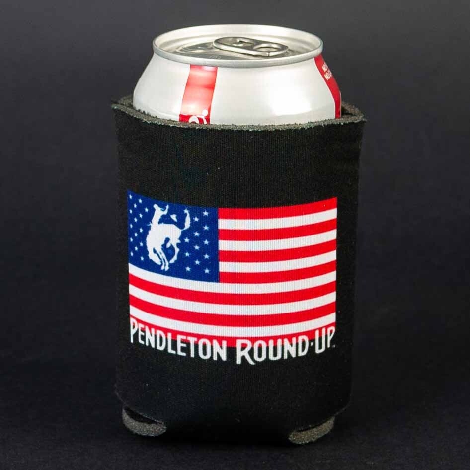 Pendleton Round-Up Flag Koozie