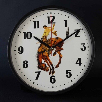 Pendleton Round-Up Full Color Bucking Horse Clock