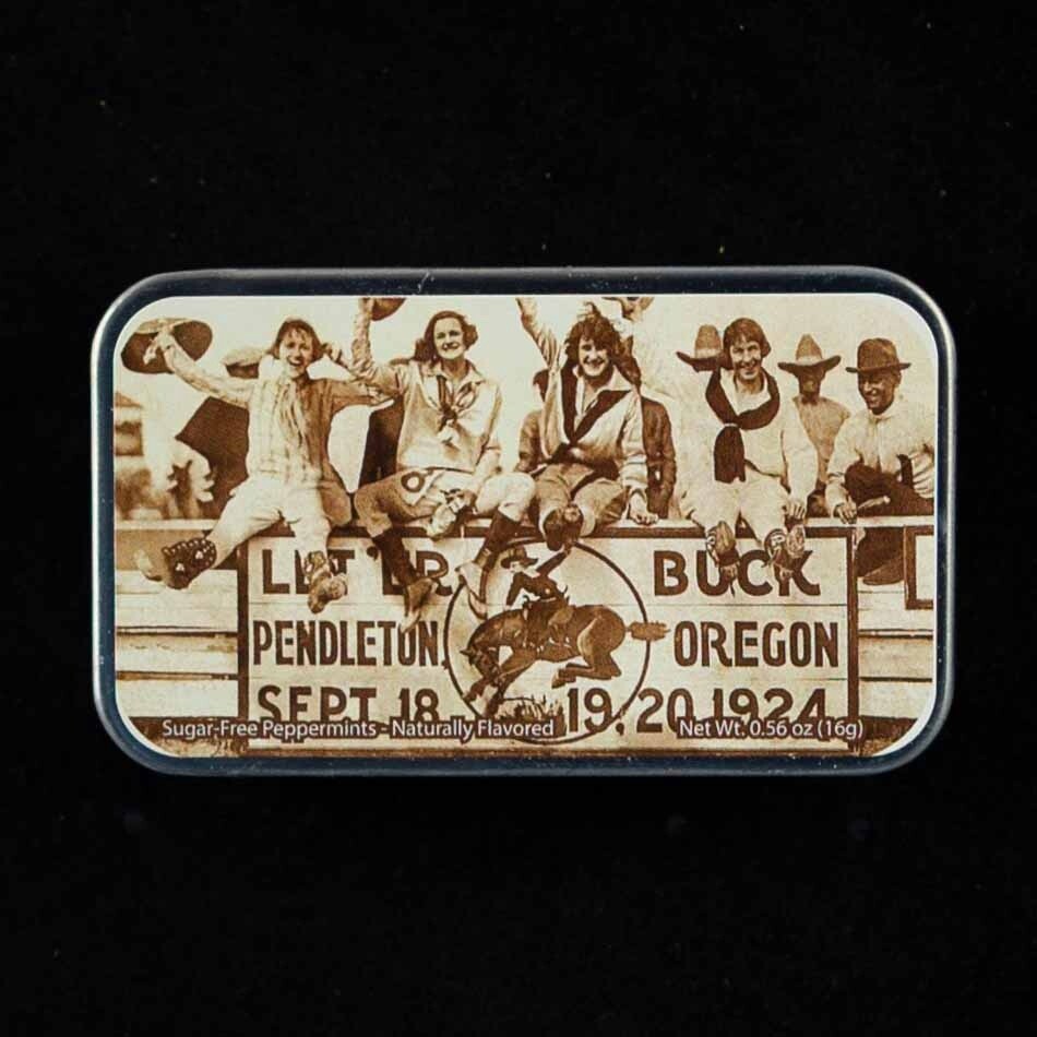 Pendleton Round-Up Four Cowgirl Mint Tin