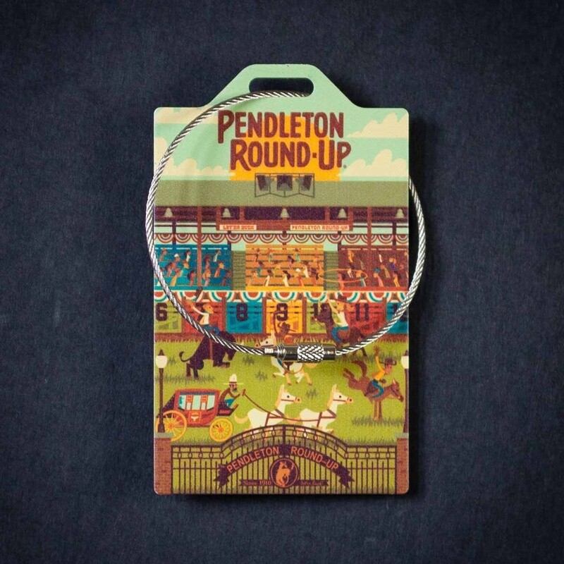 Pendleton Round-Up Geometric Luggage Tag