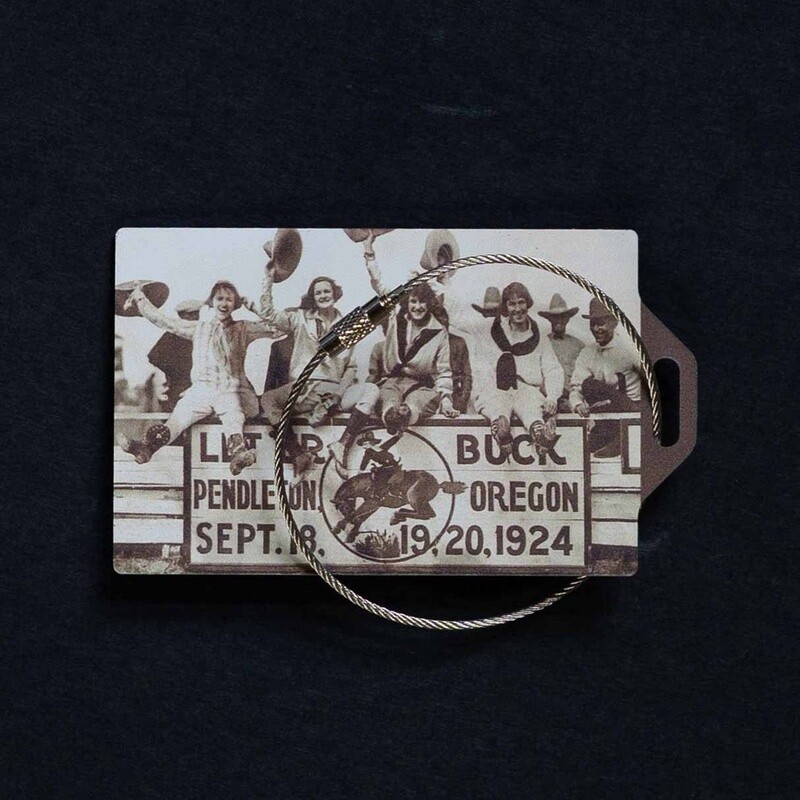 Pendleton Round-Up Four Cowgirls Luggage Tag