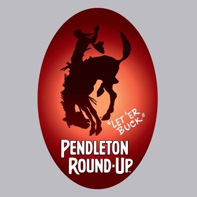 Pendleton Round-Up Car Magnet