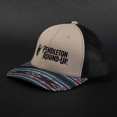 Pendleton Round-Up Gray Aztec Hat