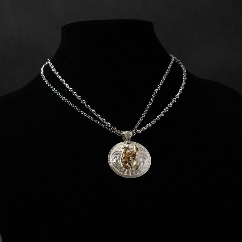 Pendleton Round-Up Montana Silversmiths Concho Necklace