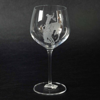 Pendleton Round-Up Crystal Wine Glass