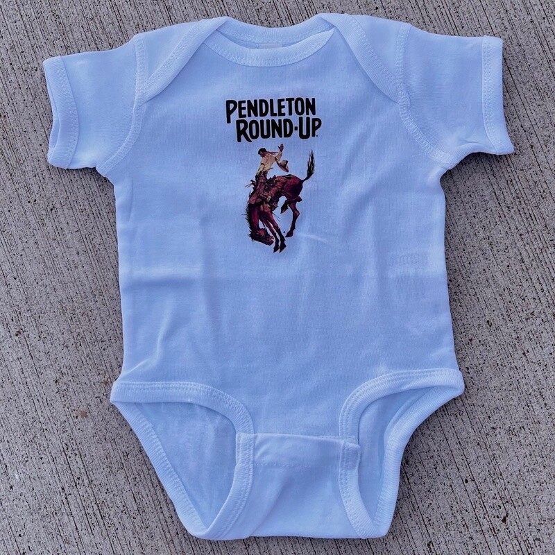 Pendleton Round-Up Full Color Bucking Horse Onesie