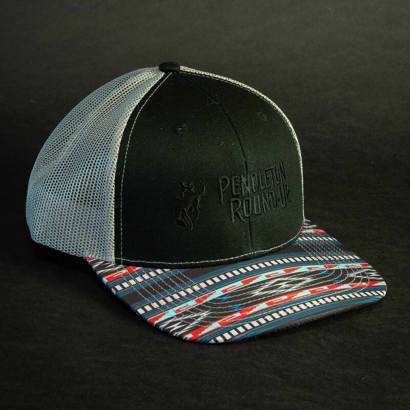 Pendleton Round-Up Black Aztec Hat