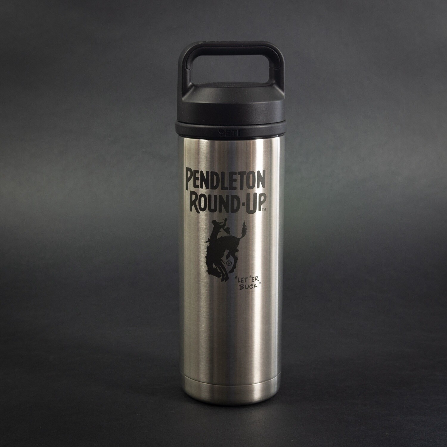Pendleton Round-Up YETI 18oz Rambler w/ Chug Cap, Color: Stainless