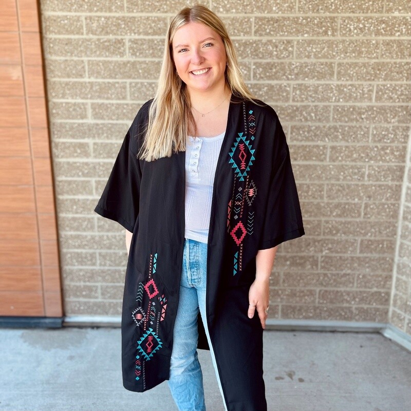 Ladies Roper Pendleton Round-Up Aztec Duster