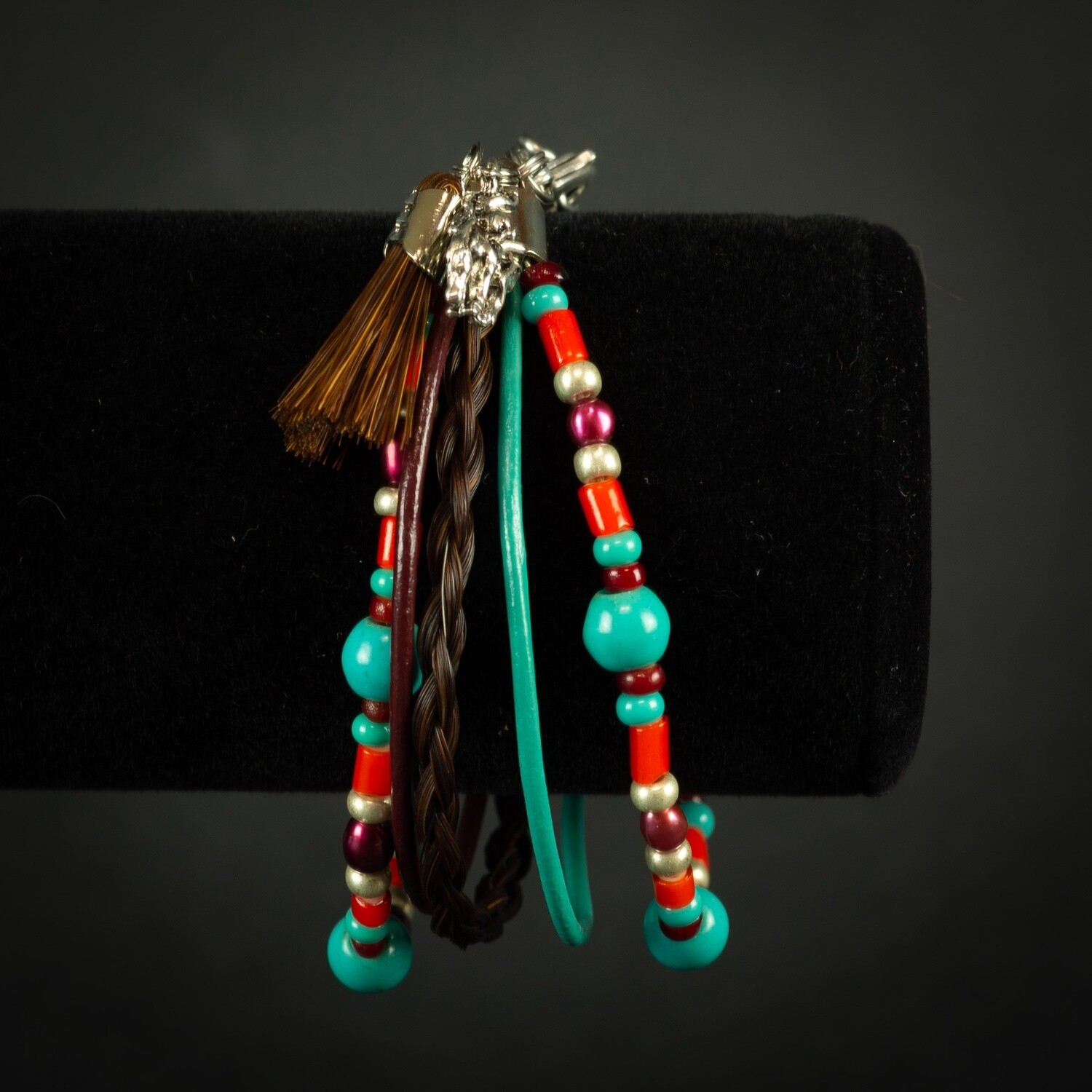 Pendleton Round-Up Horsehair Sedona Tassel Bracelet