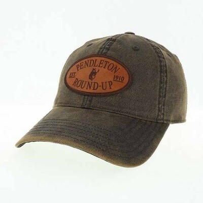 Pendleton Round-Up Brown Oil Cloth Hat