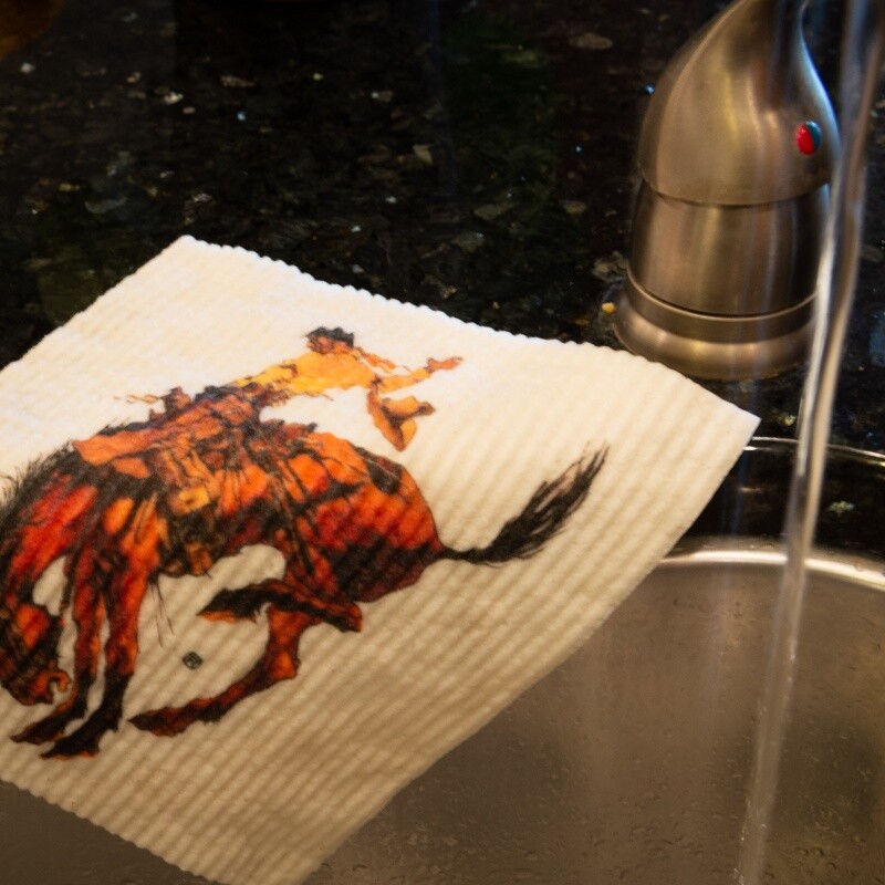 Pendleton Round-Up Wet-It! Dishcloth