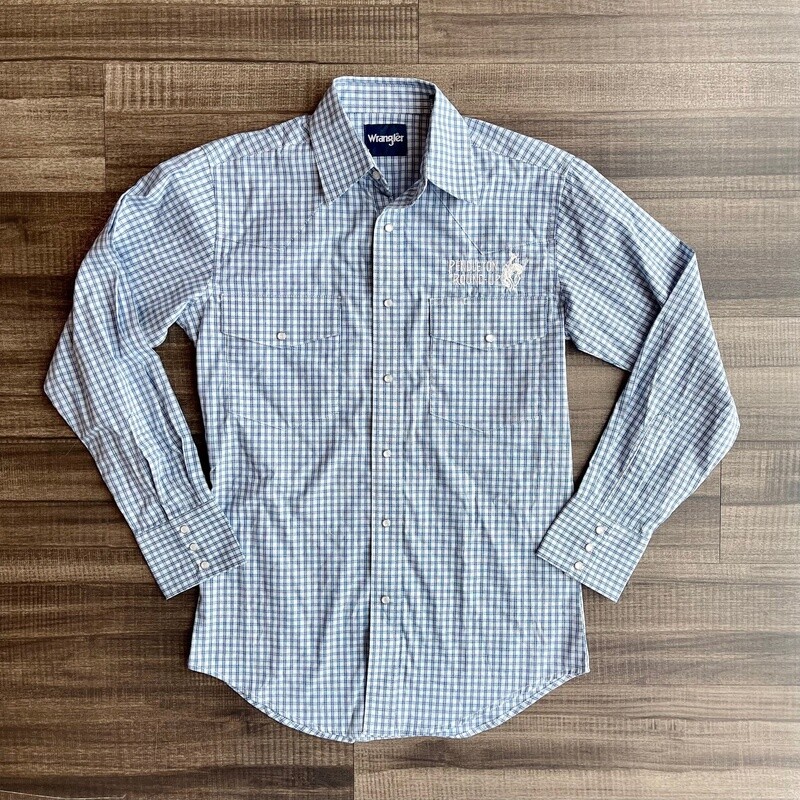 Men&#39;s Wrangler Pendleton Round-Up Long Sleeve Snap
