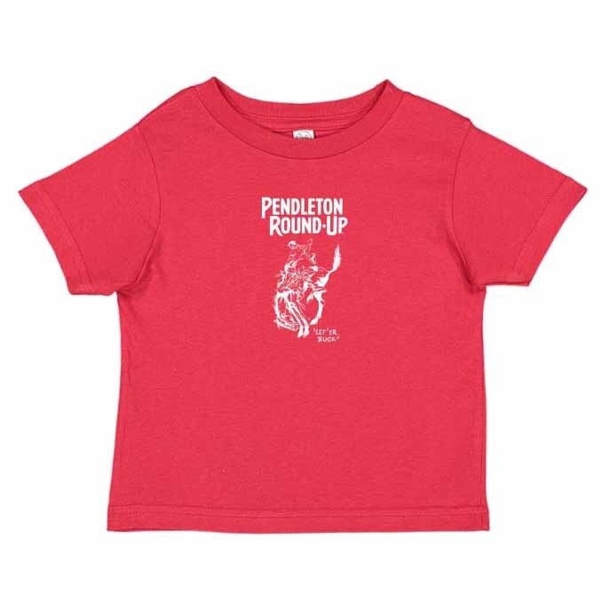 Infant Pendleton Round-Up Red Detailed Bucking Horse Tee