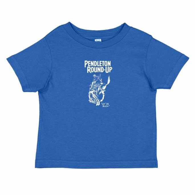 Infant Pendleton Round-Up Blue Detailed Bucking Horse Tee