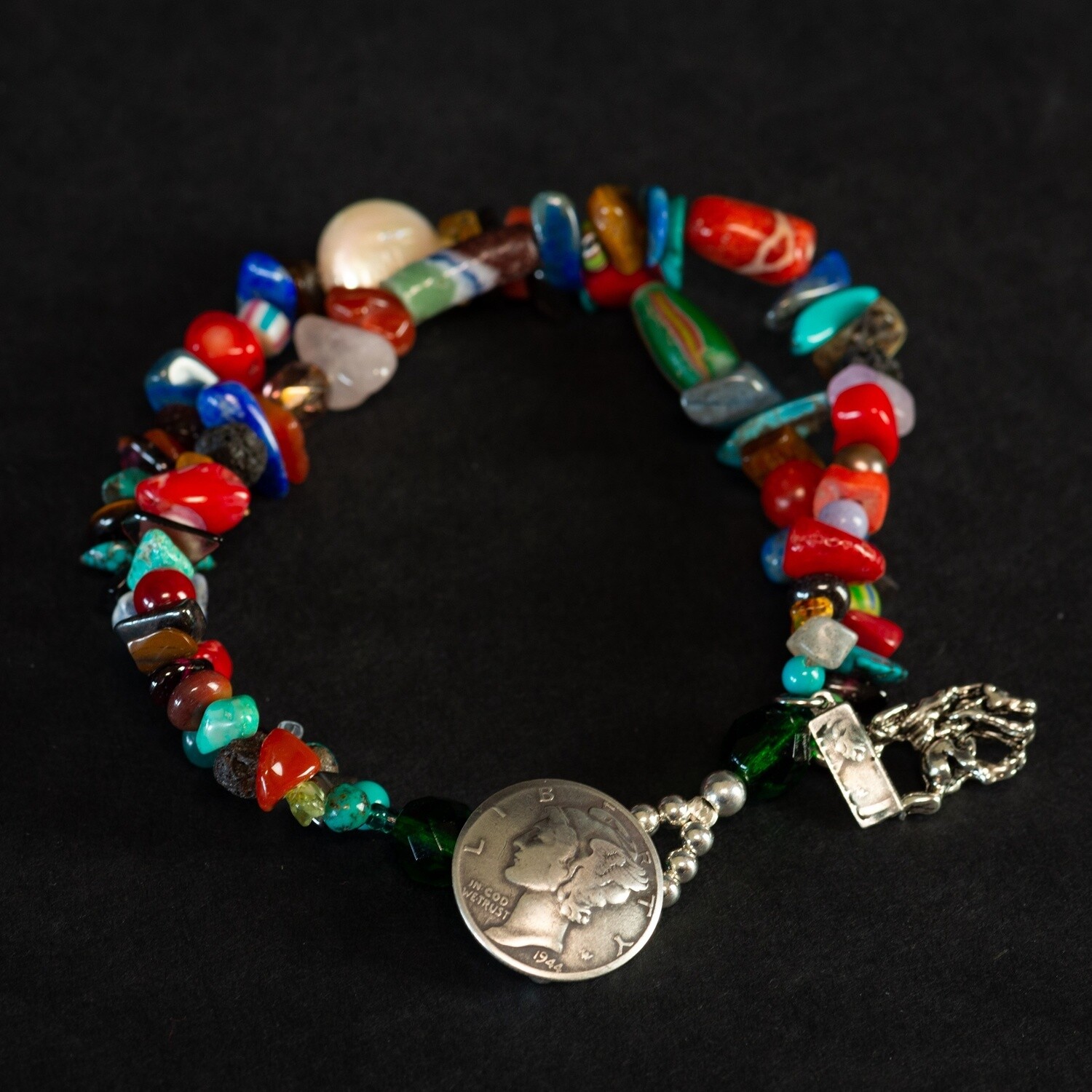 Pendleton Round-Up Two Strand Dime Bracelet