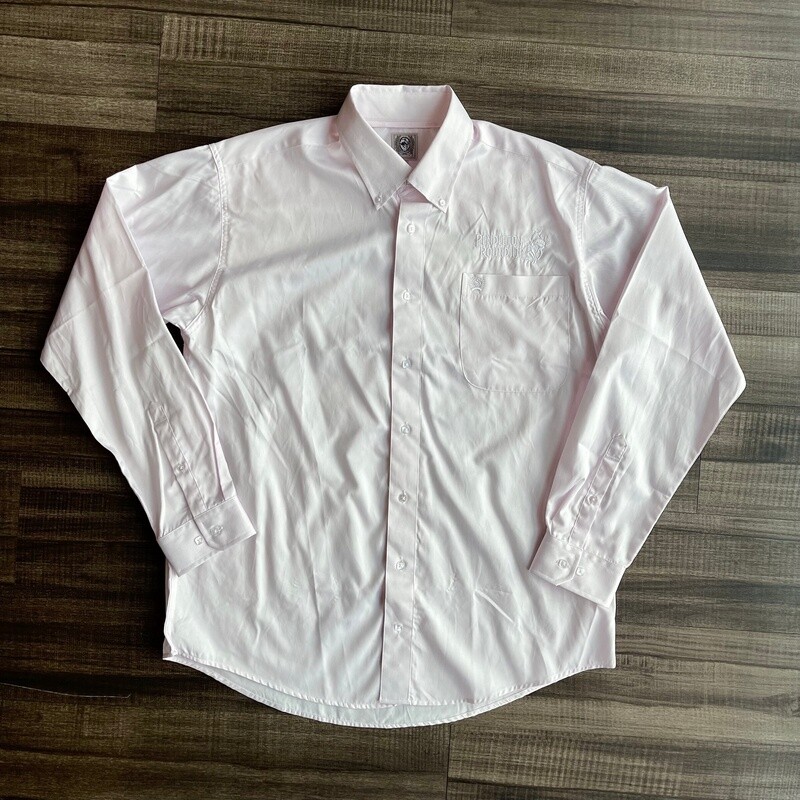 Men&#39;s Cinch Pendleton Round-Up Long Sleeve Pink Pinstripe Button Up