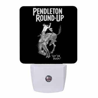 Pendleton Round-Up Black and White Sensor Night Light
