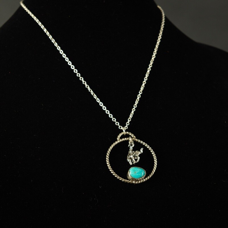 Pendleton Round-Up Rope Edge Necklace