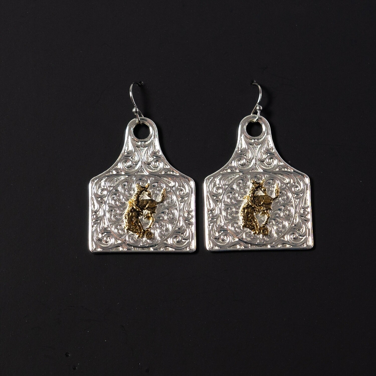 Pendleton Round-Up Montana Silversmiths Ear Tag Earrings