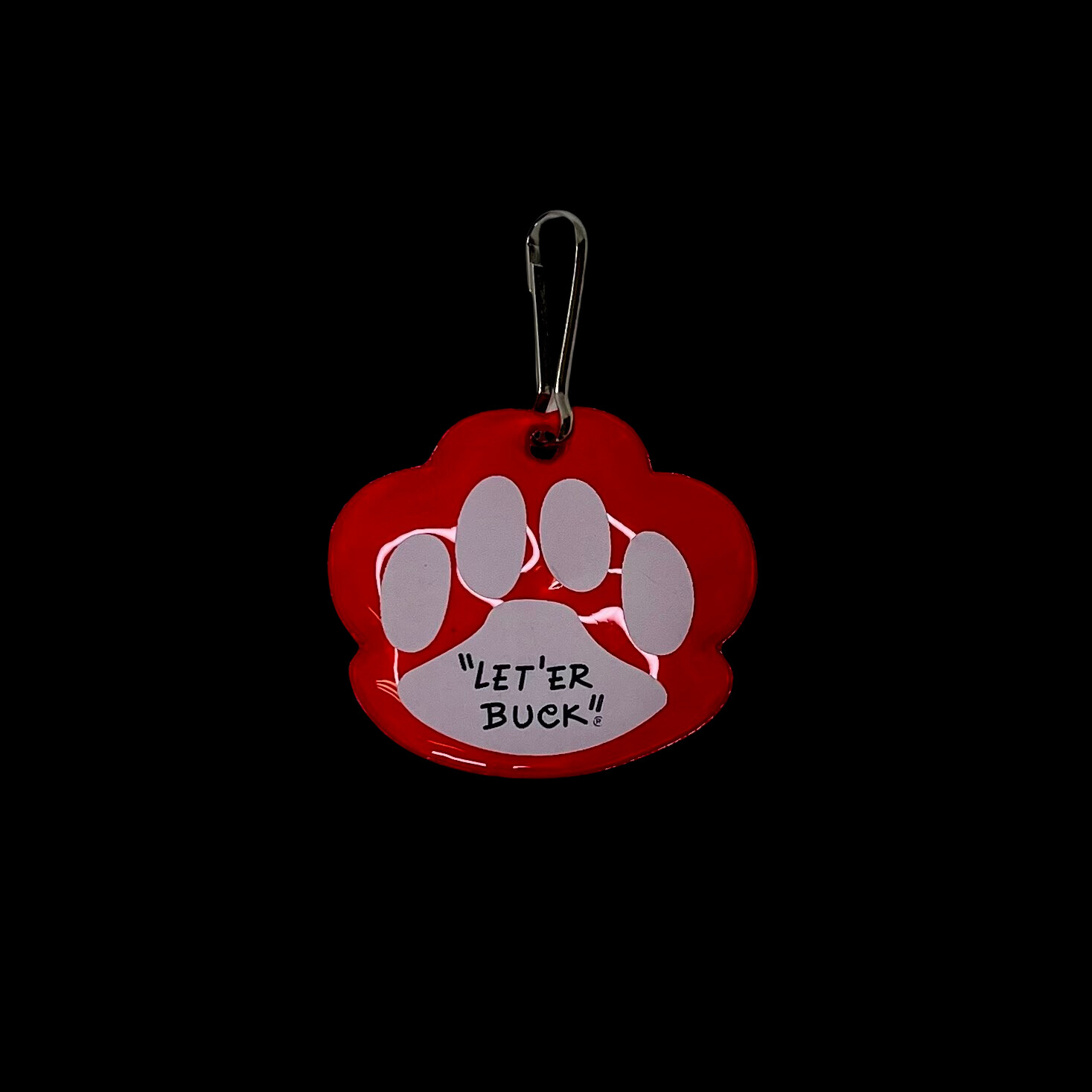 Pendleton Round-Up Reflective Paw Dog Collar Tag