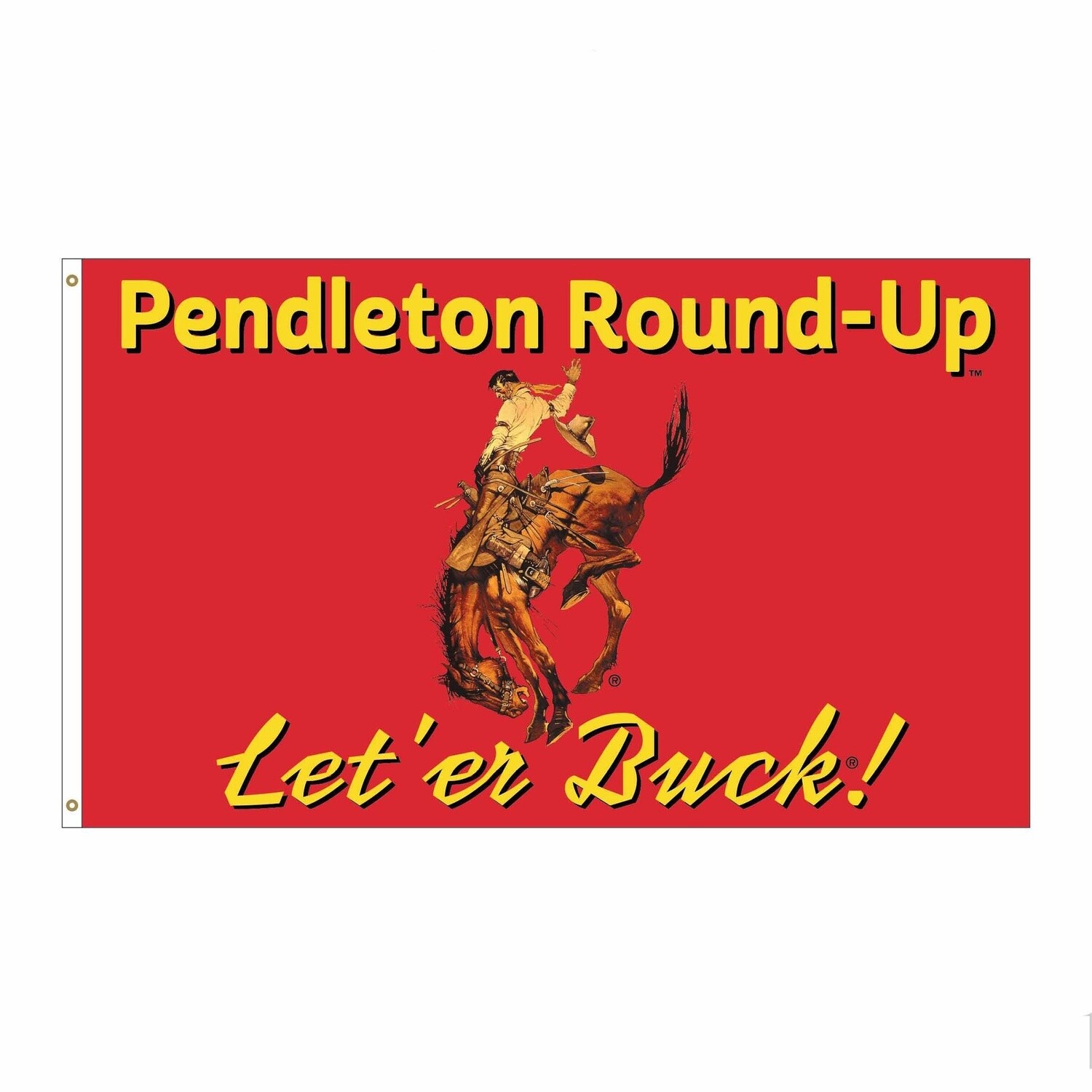 Pendleton Round-Up Retro Flag