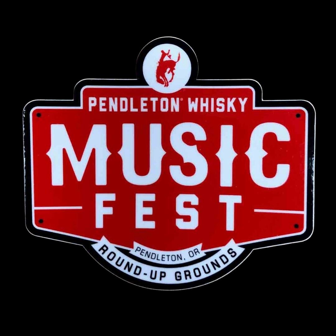 Pendleton Whisky Music Fest Sticker