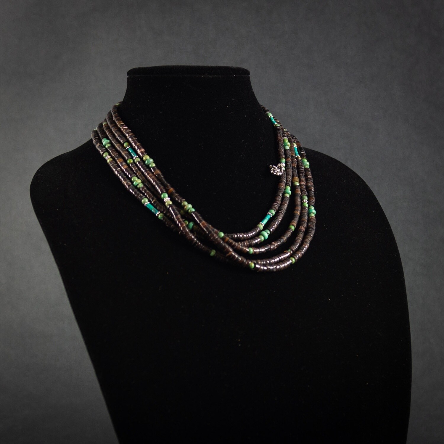 Pendleton Round-Up Shell Turquoise Necklace