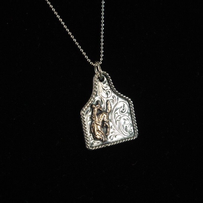 Pendleton Round-Up Vogt Ear Tag Necklace