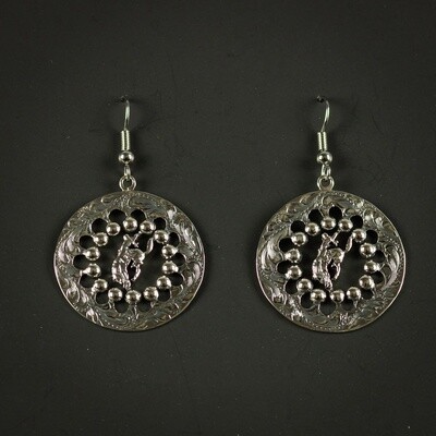 Pendleton Round-Up Vogt Beaded Circle Earrings