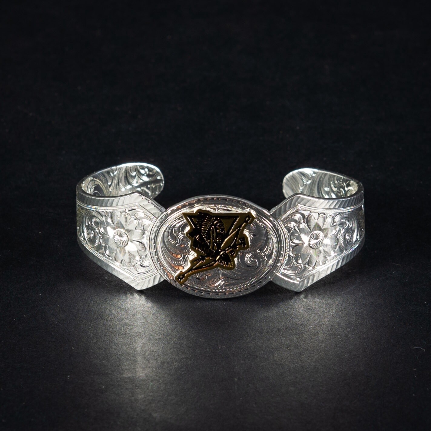 Happy Canyon Montana Silversmiths West Bound Small Cuff