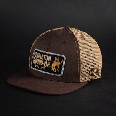Pendleton Round Up Hooey Brown/Tan Patch Hat