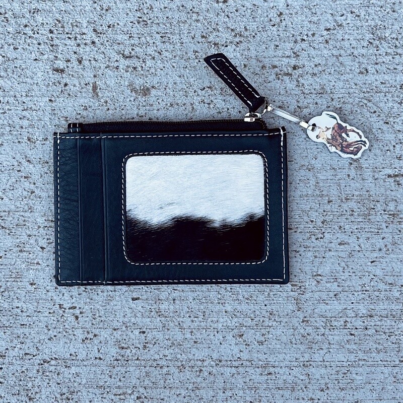 Pendleton Round-Up Black Hair On ID Card Case