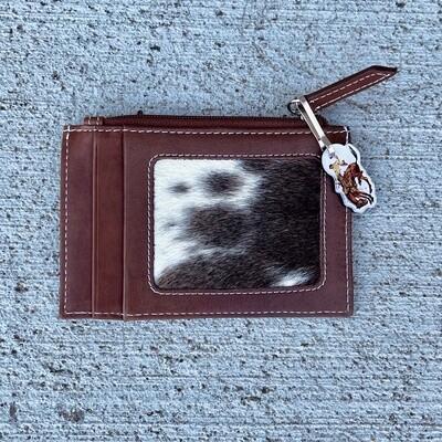 Pendleton Round-Up Brown Hair On ID Card Case