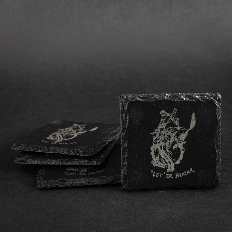 Pendleton Round-Up Slate Coaster Set