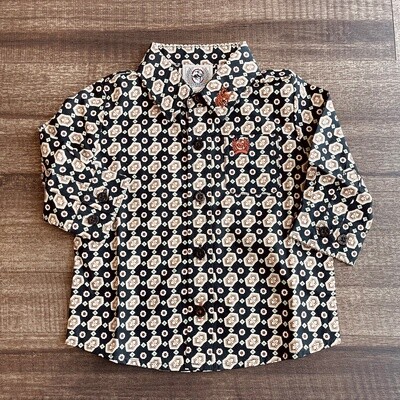 Infant Cinch Pendleton Round-Up Hexagon Long Sleeve Button Up