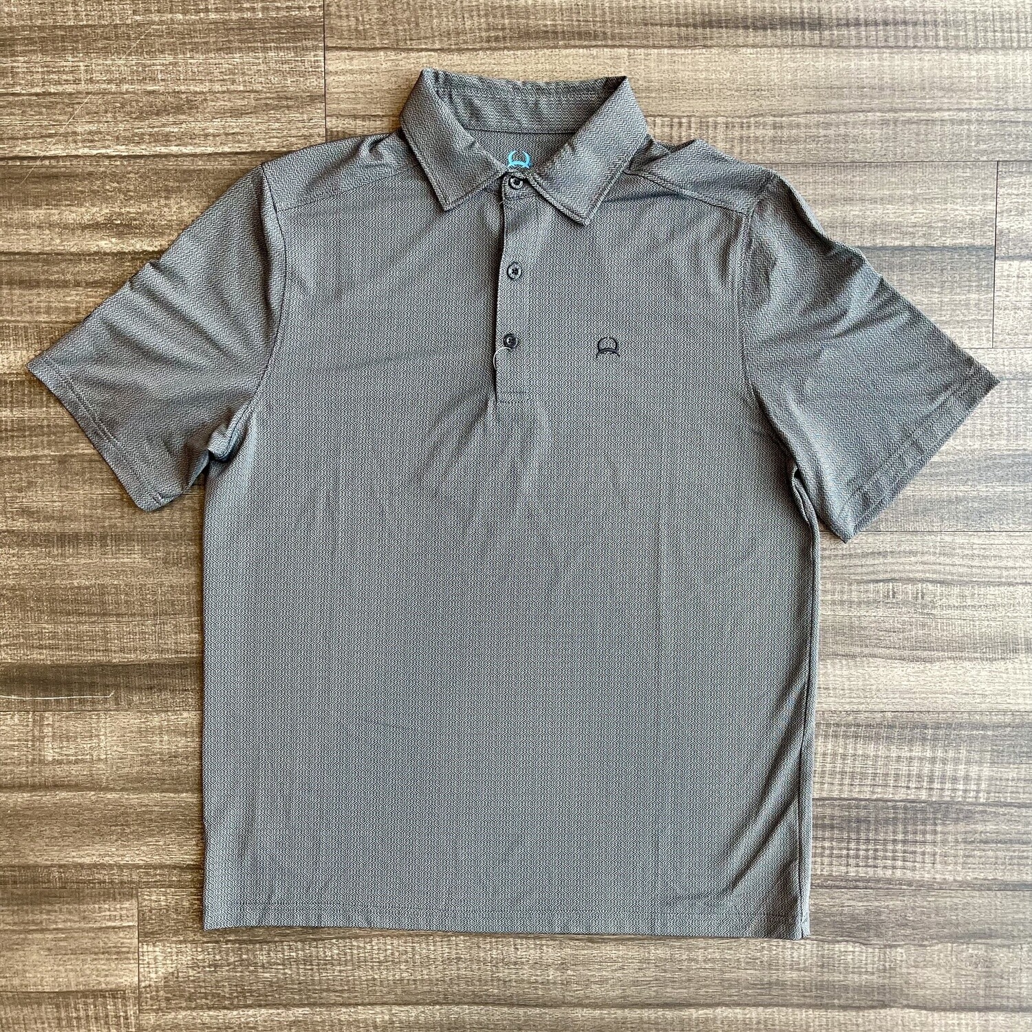 Men&#39;s Cinch Pendleton Round-Up Gray Arena Flex Polo